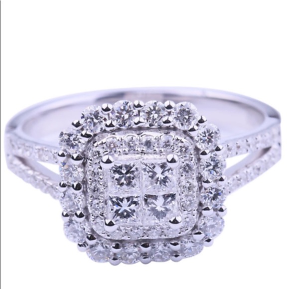 New Gorgeous 925 Silver White Sapphire Ring Sz 6-10 - Picture 11 of 16